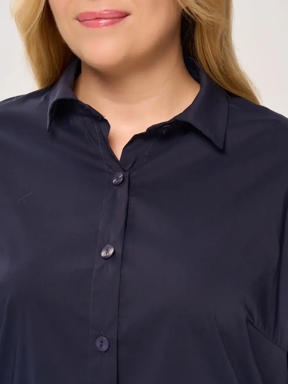 Платье-рубашка с карманами