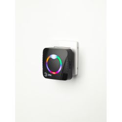 Звонок дверной ЭРА POLYCOLOR C101 беспроводной RGB подсветка от сети чёрный 36 мелодий | Электротовары
