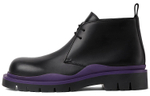 Bottega Veneta Tire Desert Boot Black Purple