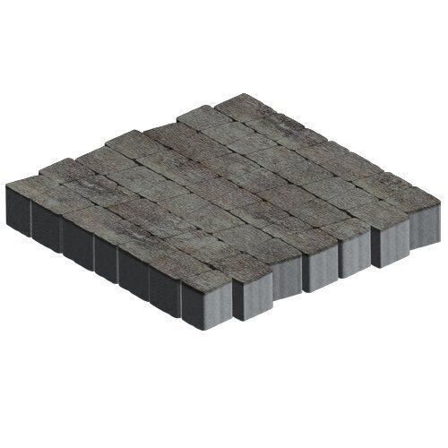 Тротуарная плитка Аттика, 60 мм, colormix Берилл, antico