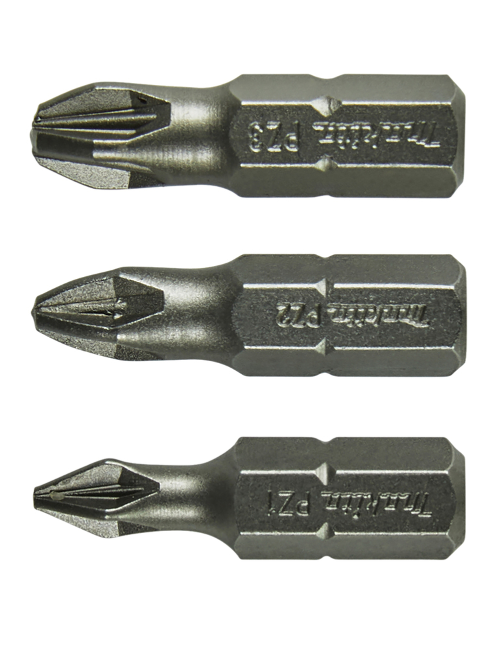 Насадка PZ1/PZ2/PZ3, 25 мм, C-form, 3 шт. Makita B-24527 PZ1 / PZ2 / PZ3 25 мм C-form 3 шт.