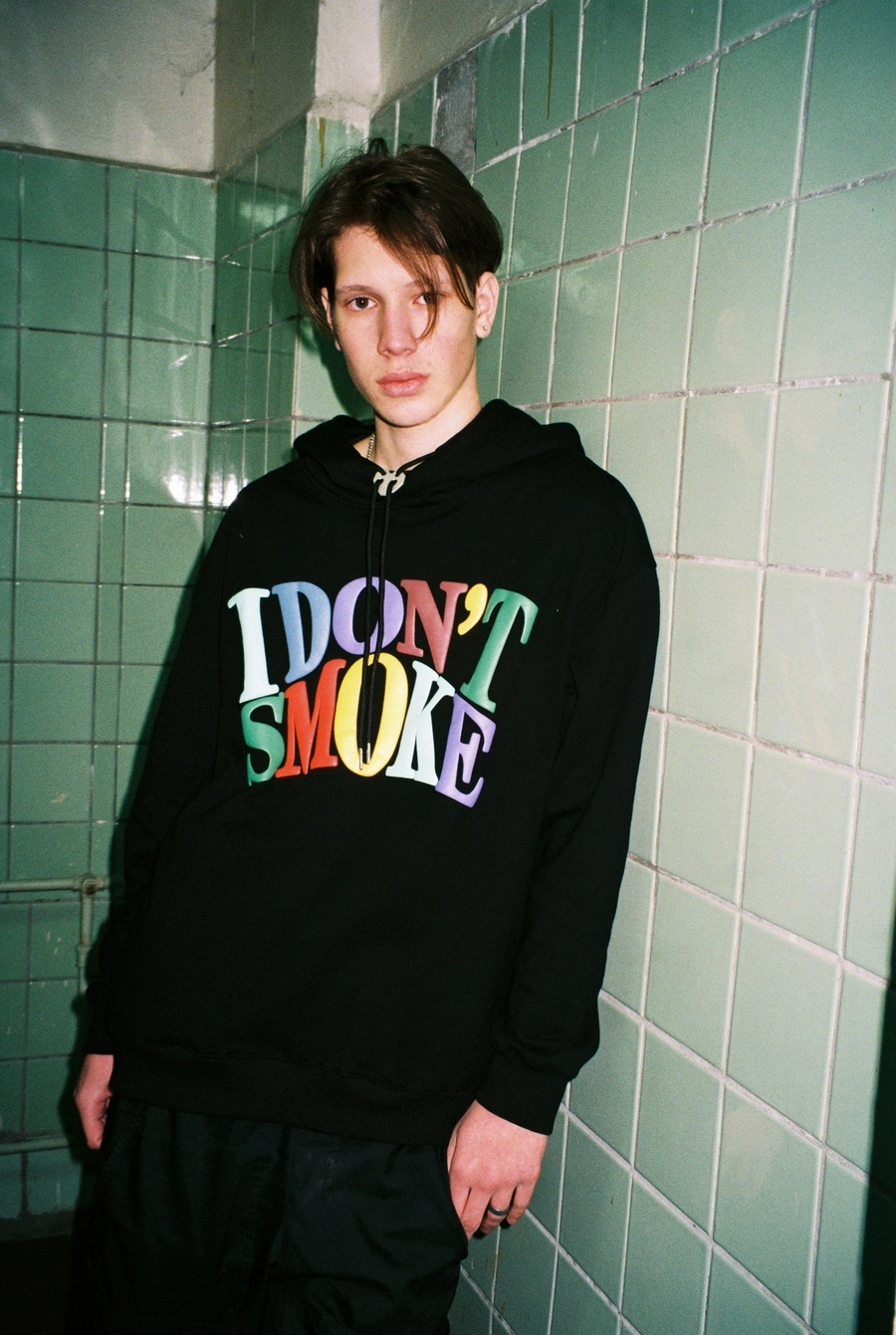 Худи DONSMOKE "Rainbow Logo" Oversized Hoodie