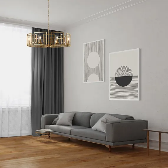 Подвесной светильник Боуи / Bowi E14х8 Maytoni h009pl-08g