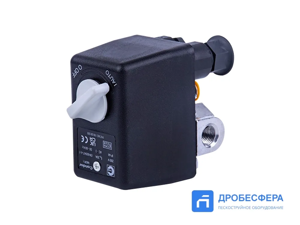 Реле давления для компрессора 220в | G 1/4 дюйма + 3шт. G1/4" | MDR 1/11 | до 4 кВт | 2,5-11 бар