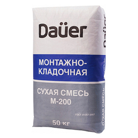 Смесь цементная Dauer М-200 монтажно-кладочная Z-20 50 кг
