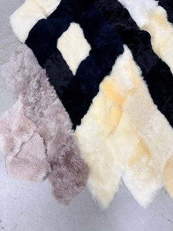 Меховой Коврик прикроватный накидка на кресло из овчины