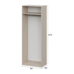 Шкаф распашной «ШК 5» Меланж 80 см