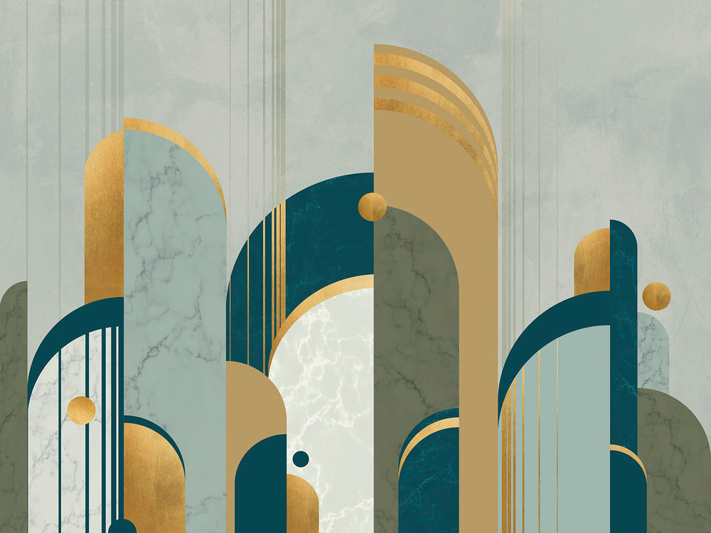 Дизайнерские обои Wall Street Deco