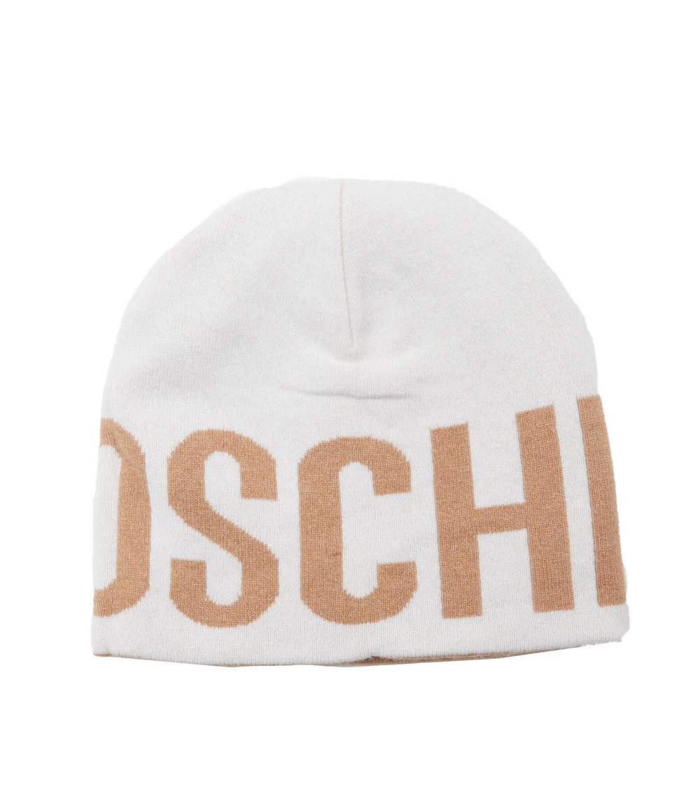 Двухсторонняя шапка Moschino - коричневый(65236 M2353)