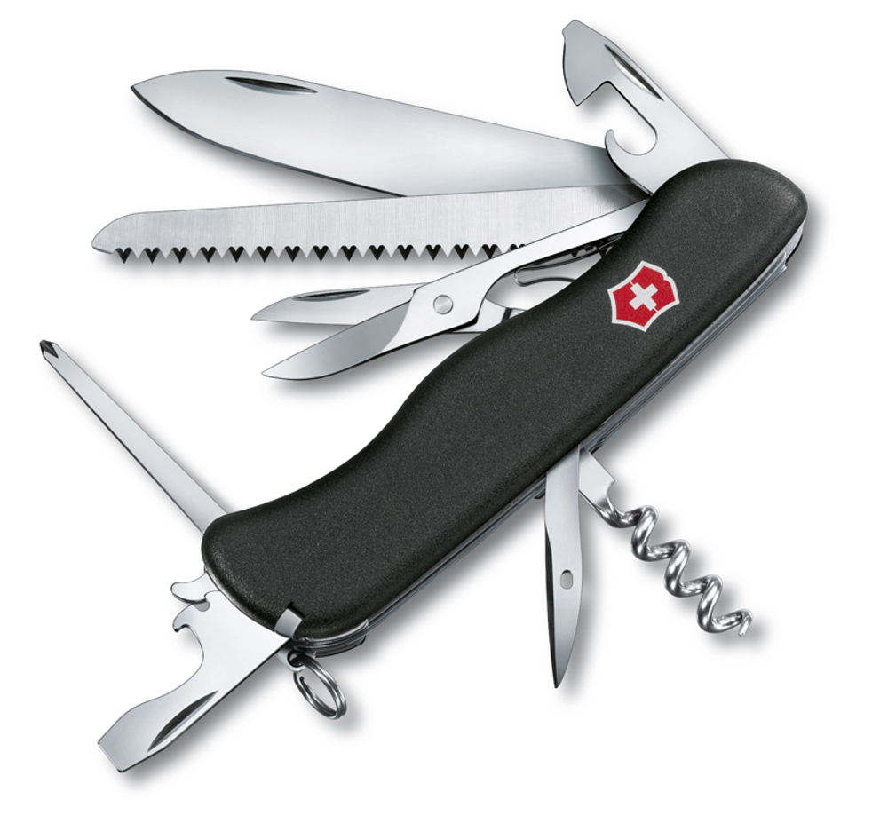 Нож Victorinox Outrider, 111 мм, 14 функций, черный*