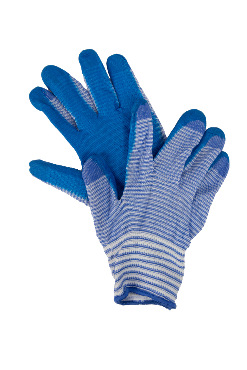 ПЕРЧАТКИ СИНИЙ ПОЛОСА Х/Б