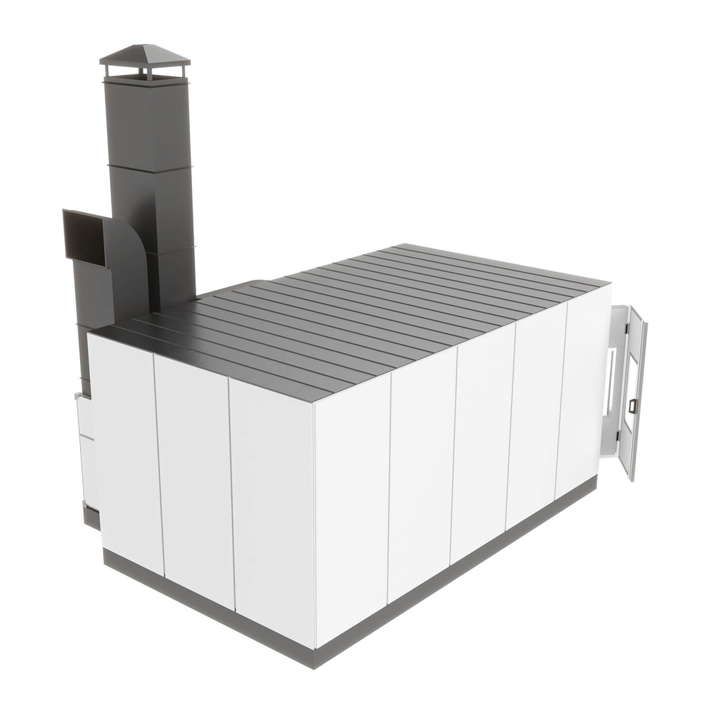 WDK-210ER Окрасочно-сушильная камера на эл. ТЭНах, 60 кВт