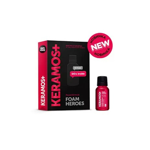 Foam Heroes Keramos+ керамическое покрытие для ЛКП автомобиля, 15мл