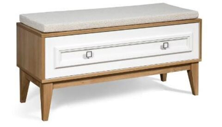 ТОРИНО Тумба для обуви ГМ 4199 /дуб (БЕЛ/НАТУР.ДУБ)