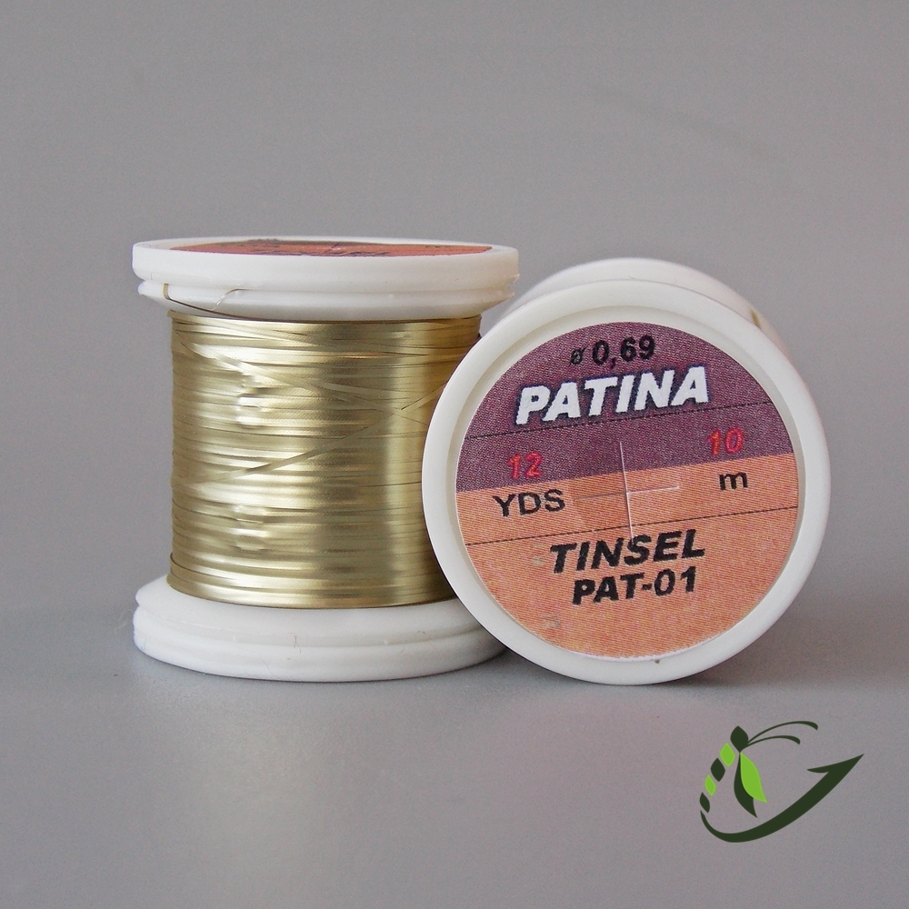 HENDS Люрекс плоский Patina Tinsel (12 yds)