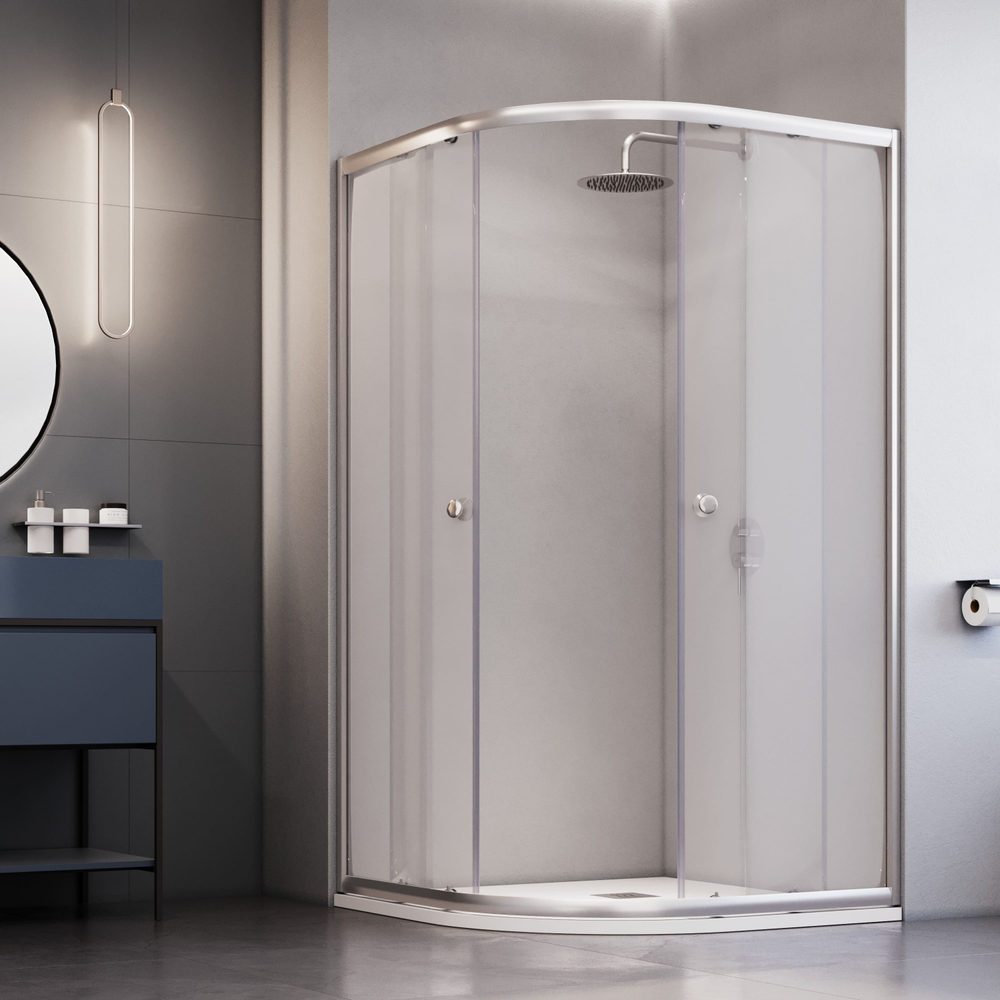 Душевой уголок Dolphin TN-209-J (Прозрачное, 1000x1000)