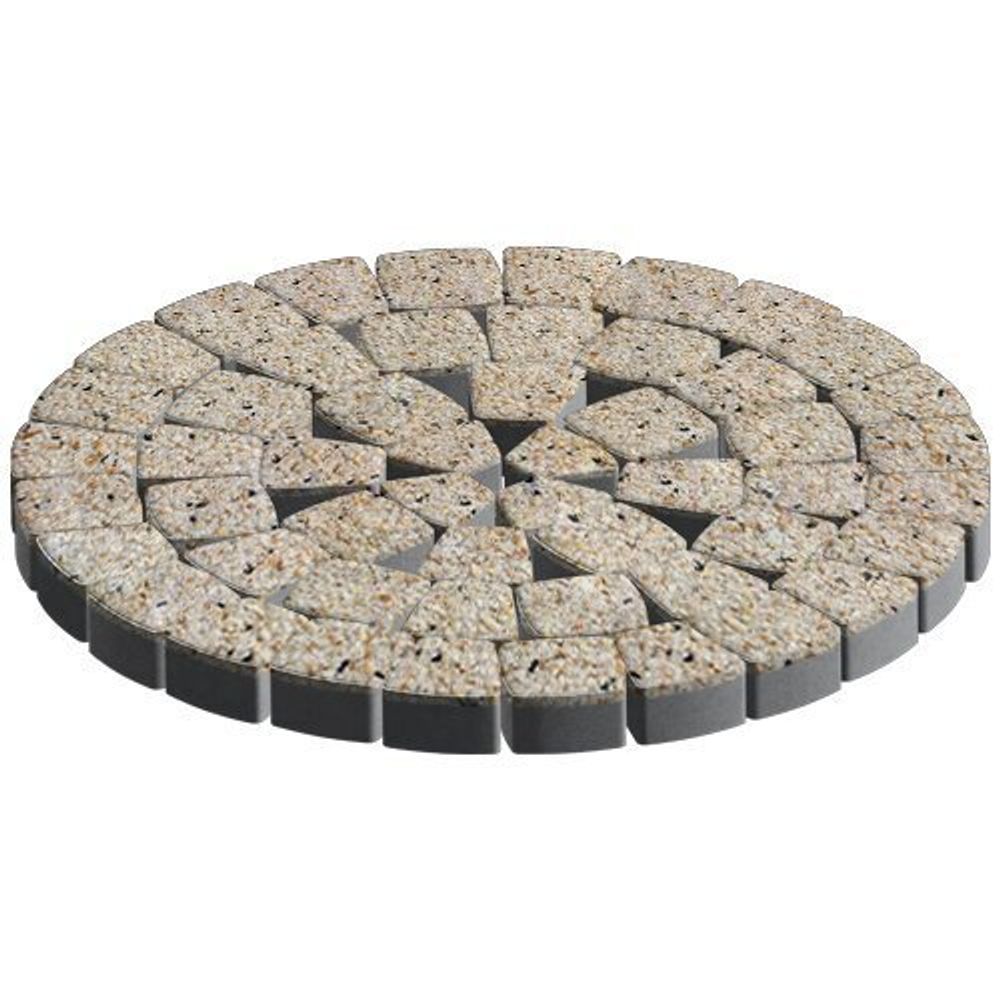 Тротуарная плитка Классико Нео, 60 мм, Грейзен, BackWash