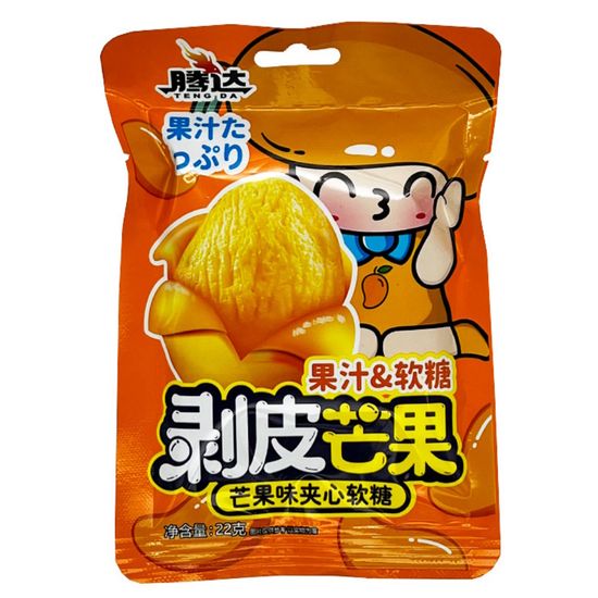 Жевательные конфеты Teng Da со вкусом манго, 24 г (Китай)