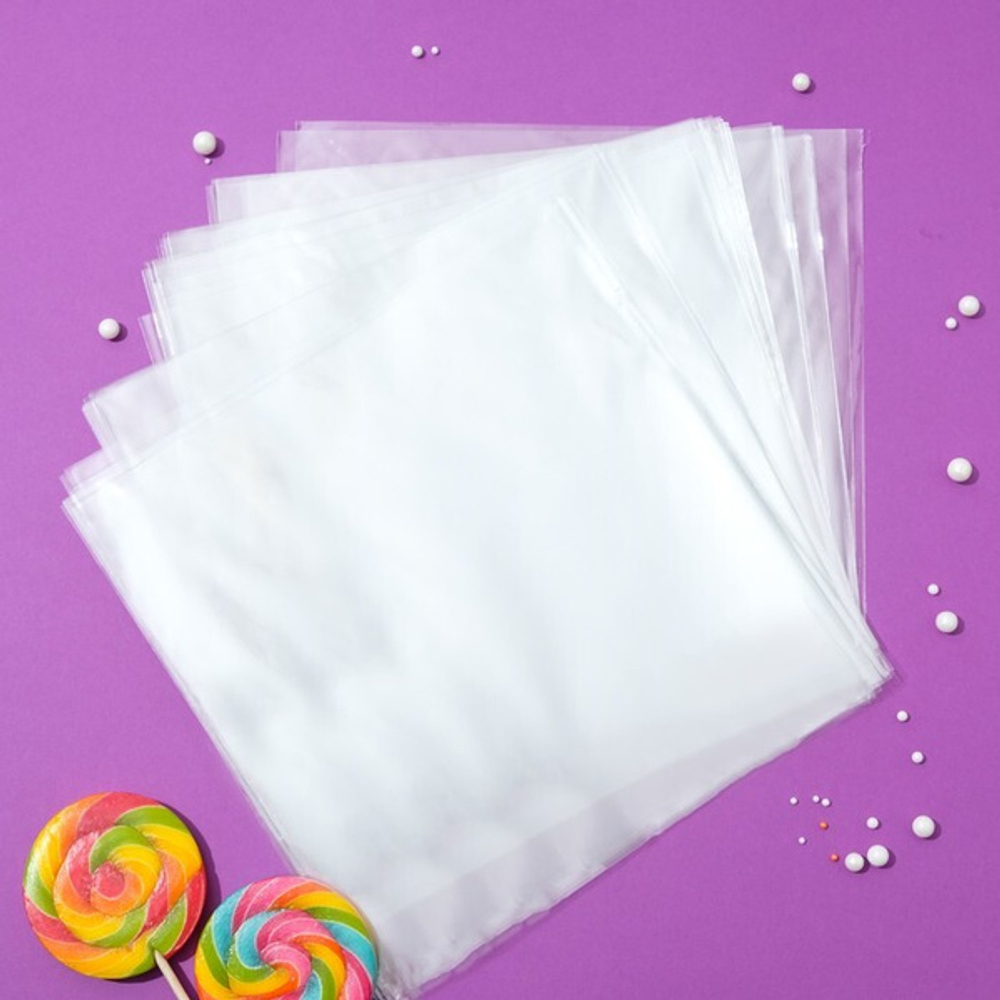 Пакет без липкой ленты 10 х 10 см. 100 шт