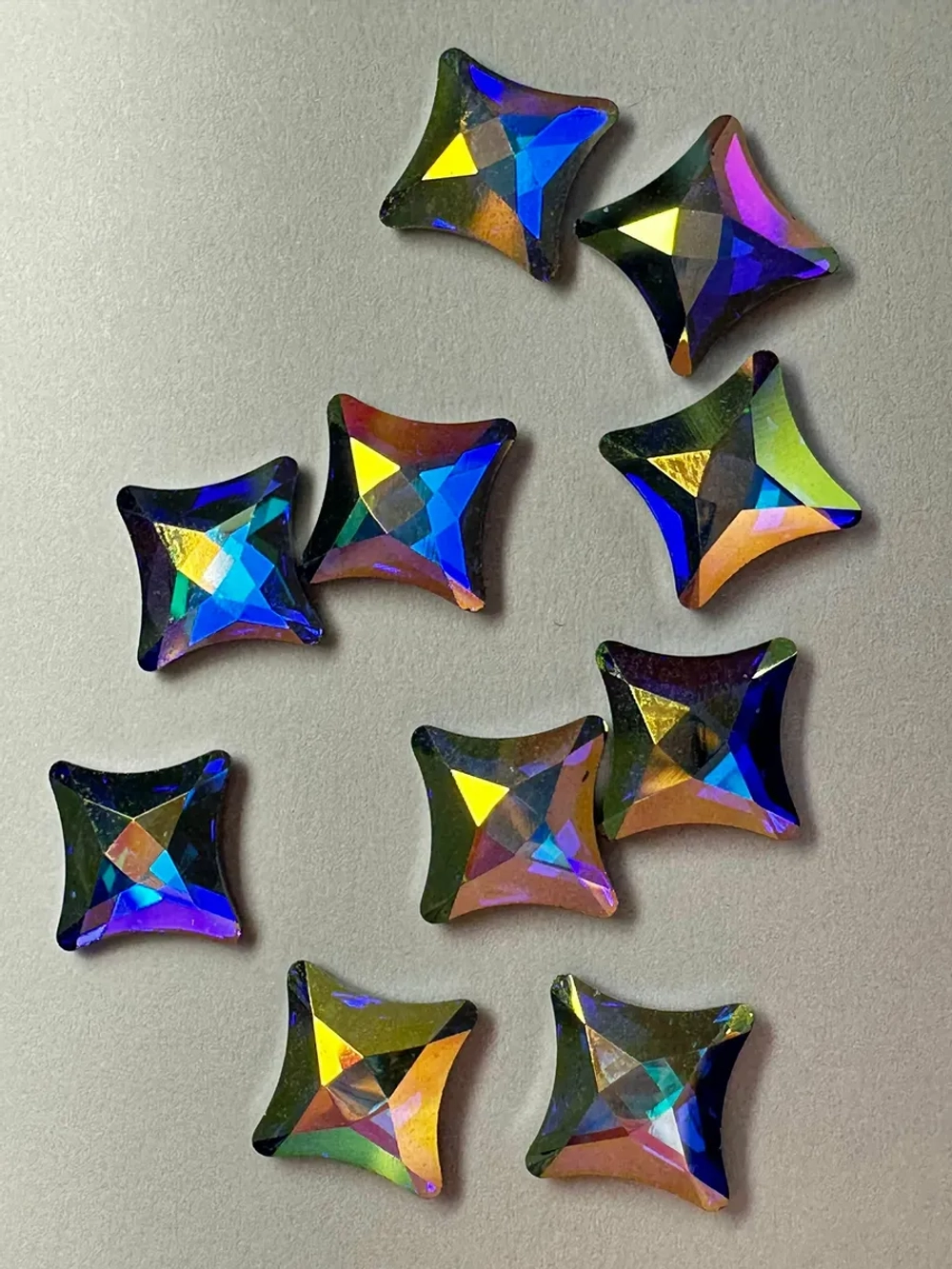 SWAROVSKI квадрат CRYSTAL AB (5 шт./уп.)