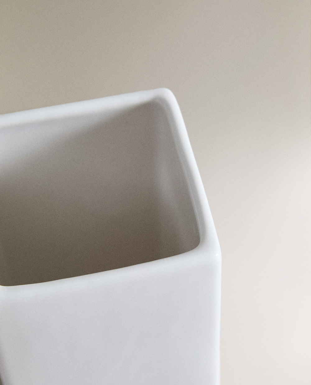 Zara Home стакан для ванной комнаты, фаянс, белый