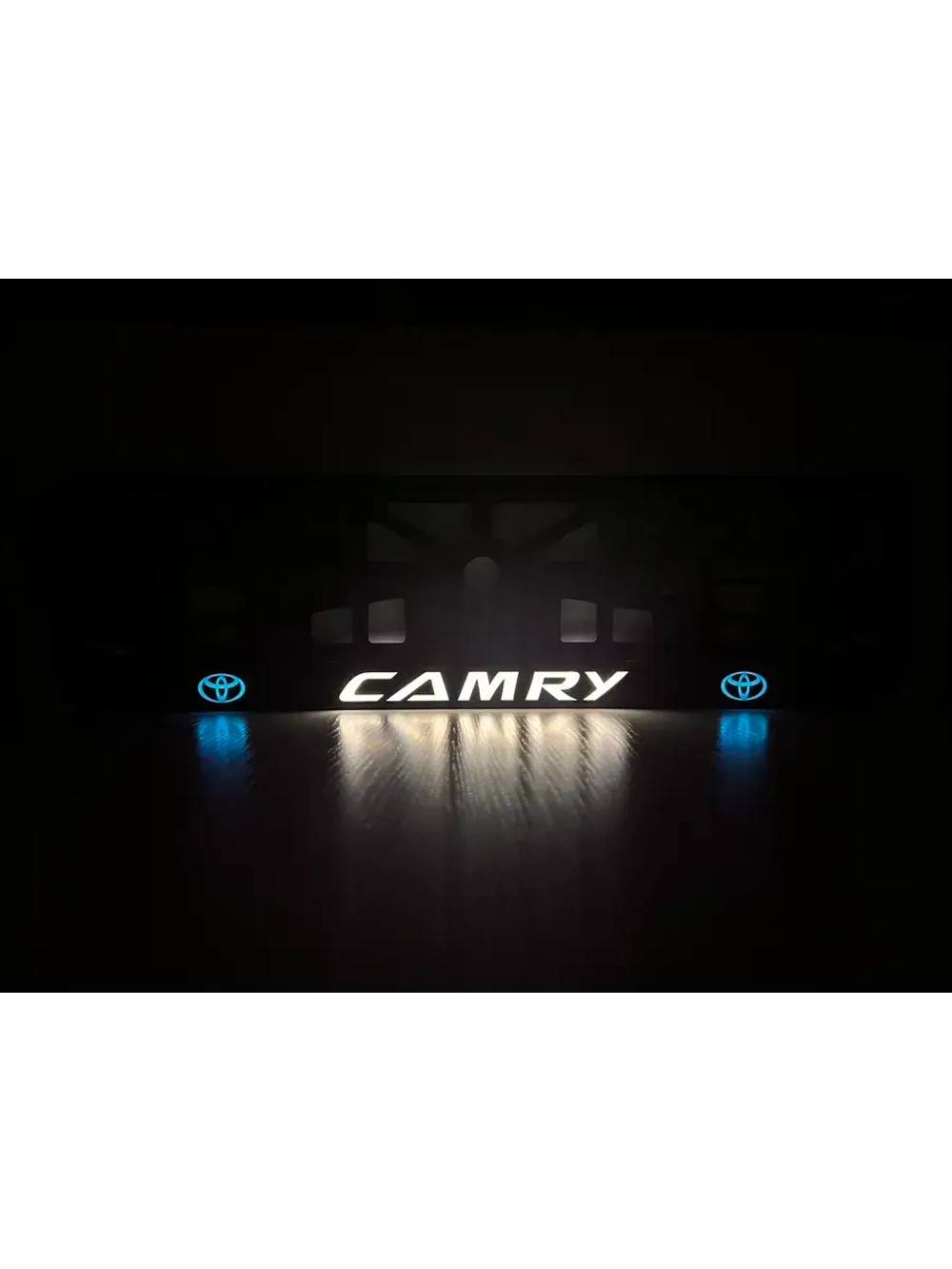 Рамка для номера с подсветкой. BLOGO Camry.