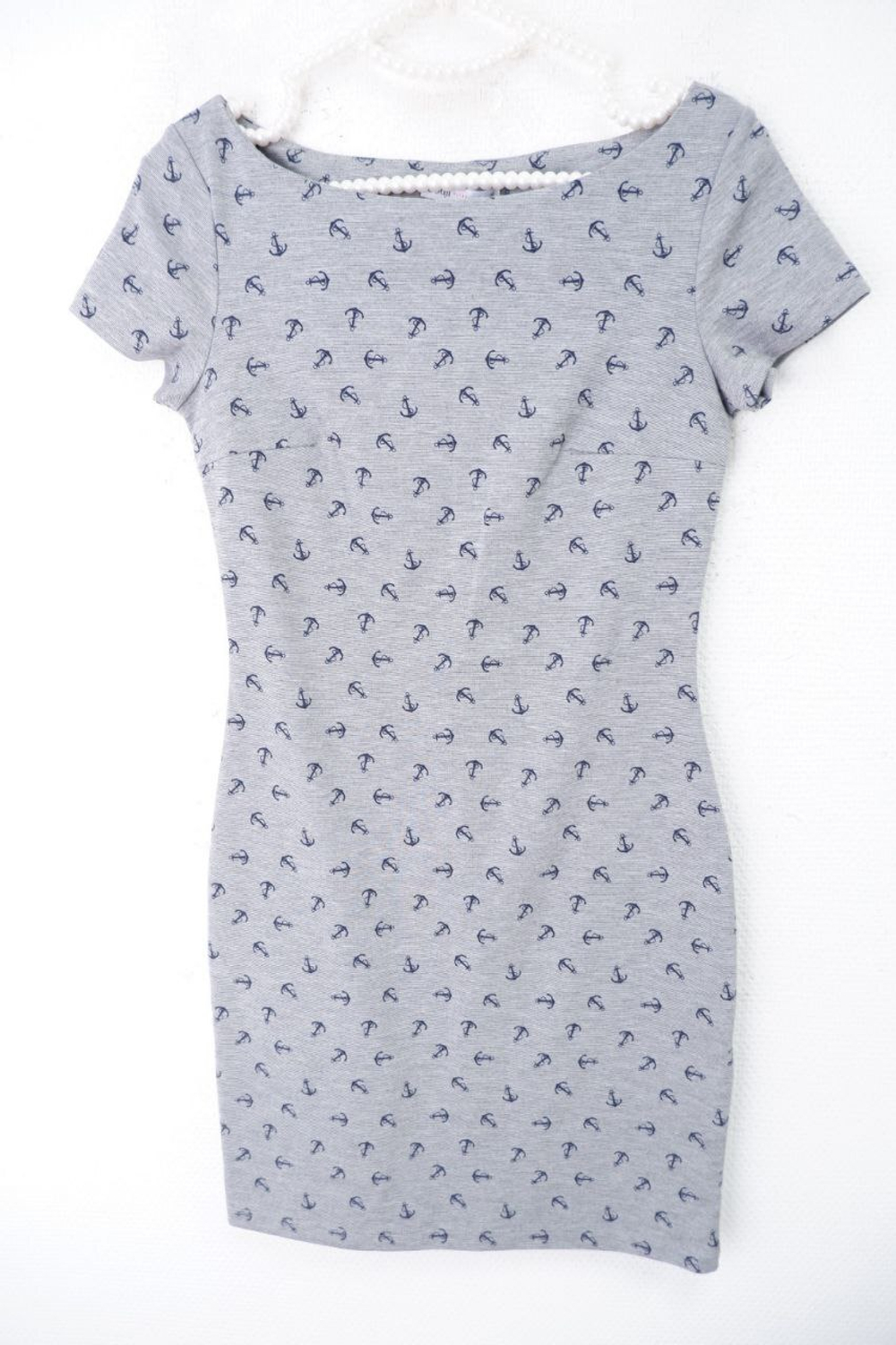 Платье Oodji летнее с принтом 42 размер