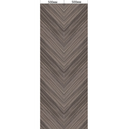 Ламинированная панель ПВХ ВЕК Шпон Орех Темный 2700х500мм