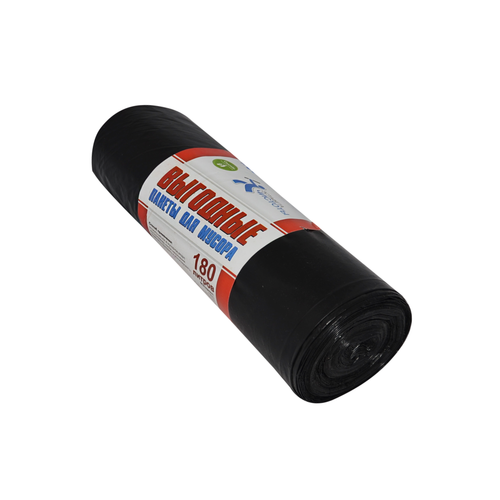 Мешки д/мусора ПВД 180 л 50 мкм 10 шт рулон/10