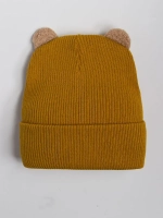 Шапка детская с ушками осенняя