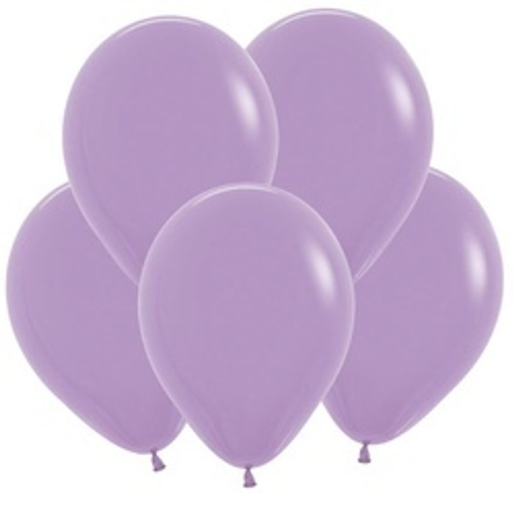 Шар (12"/30 см) Сиреневый (050), пастель 12 шт.