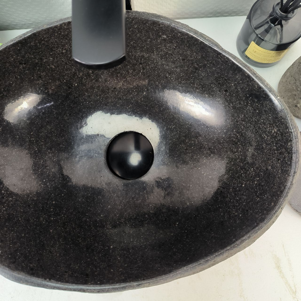 Каменная раковина из речного камня RS-05289 (38*29*15) 0860 из натурального камня