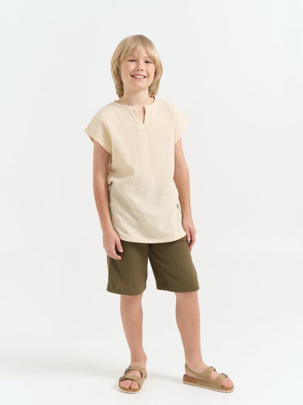 Рубашка муслиновая без рукавов 