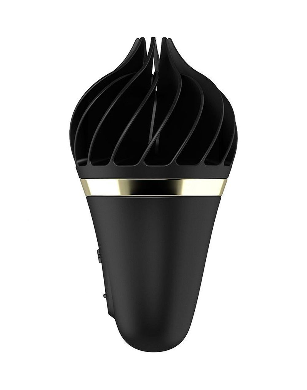 Черный вибратор-спиннер Satisfyer Sweet Treat (Цвет: черный)