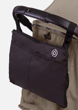 Peppy Коляска прогулочная Polo 2.0 (sandstone) черная рама, сумка