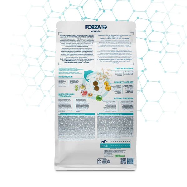 Сухой корм Forza 10 Medium Diet Pesce для собак средних пород гипоаллергенный с рыбой