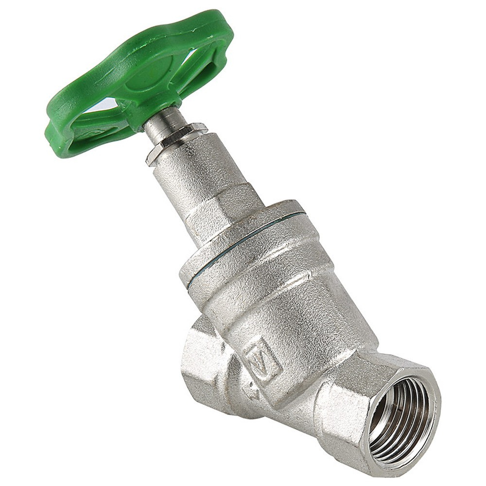 Вентиль прямоточный запорно-регулировочный ВВ внутренняя резьба 1/2 (Valtec VT.052)