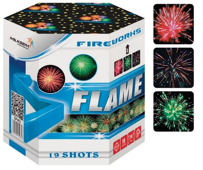 Батарея салютов "Flame" GP493 19 залпов * 0.8"