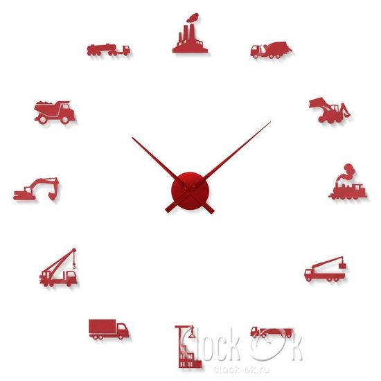 Настенные 3D часы "Волгастройкомплект"