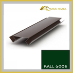 Угол внутренний (вид 1) сложный 75мм RALL 6005-Зеленый мох 2м