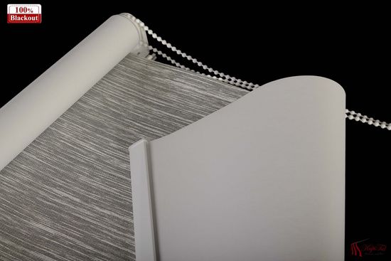Рулонная штора Parma Блэкаут (светло-серый)