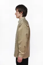 Рубашка Ymkashix Velvet Button темно-песочная