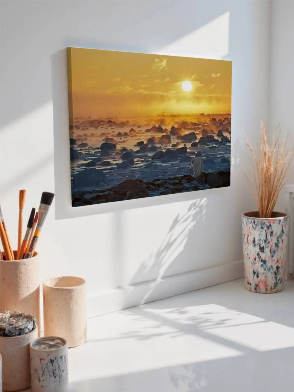 Картина на стену 40 X 50 Белый медведь