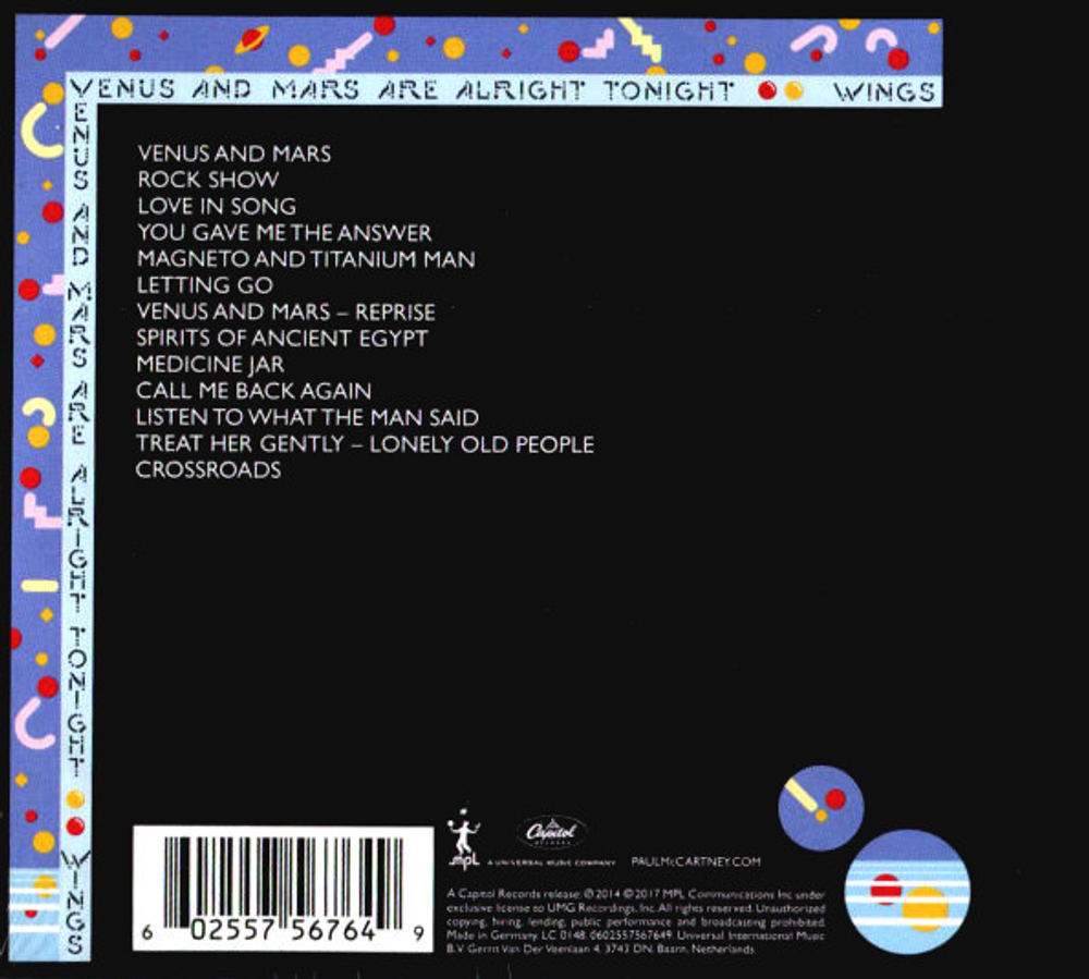 Wings / Venus And Mars (CD)