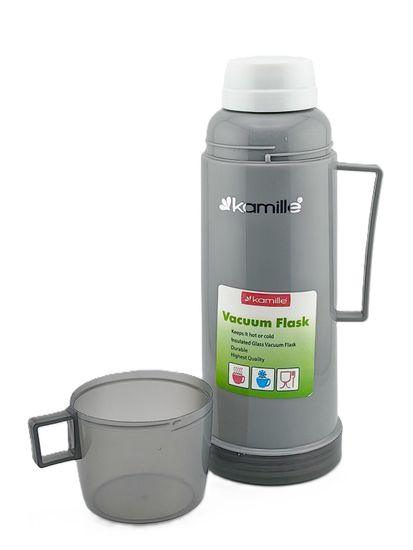 Термос 450 мл. со стеклянной колбой Kamille KM 2070 пластиковый корпус