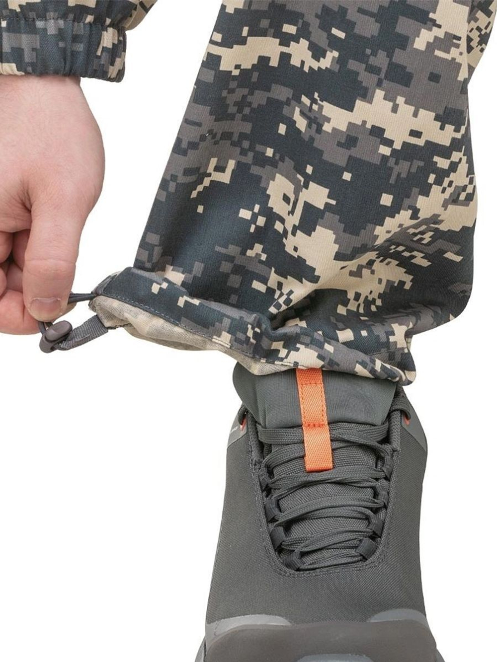 Костюм летний противомоскитный Helios Тайфун, серый пиксель, 60-62/182-188