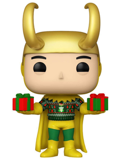 Фигурка Funko POP! Bobble Marvel Holiday Loki w/Sweater (MT) (Exc) (1322) 77448