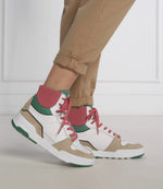 Кожаные кроссовки high cut seasonal Tommy Hilfiger - белый(FW0FW06647)