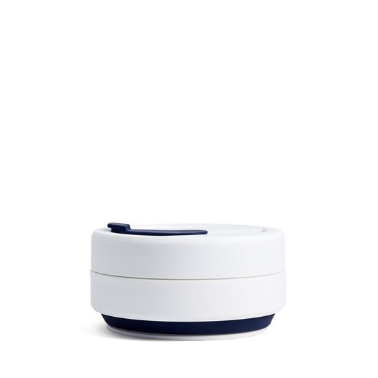Стакан складной силиконовый Stojo Pocket Cup Indigo, 12 oz / 355 мл