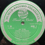 Шопен - Десять мазурок / Соната си минор-Опус 58 (Англия 1959г.)